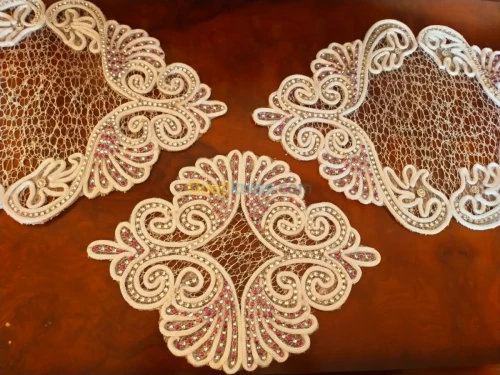 napperon moderne en tulle 