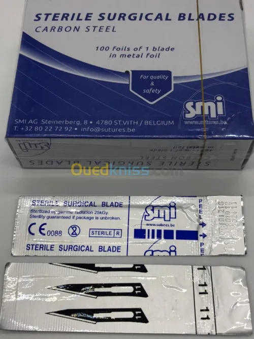 Lames N°11 B/100 pour Hidjama