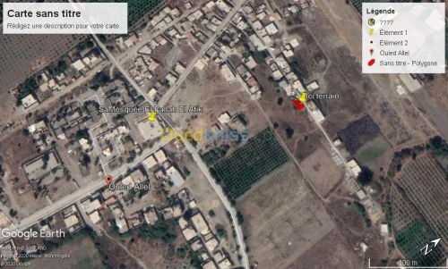 Vente Terrain Alger Sidi moussa