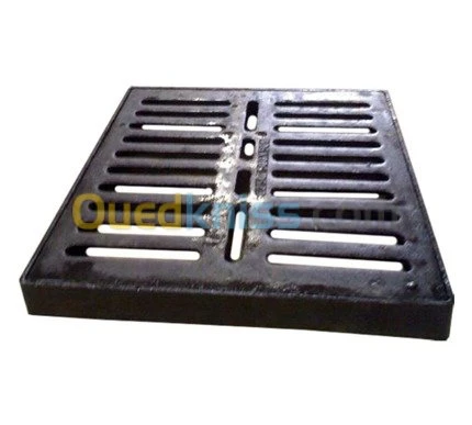 Grilles en fonte : Grille caniveau|Clapet avaloir|Grille à cadre carrées plates ou concaves