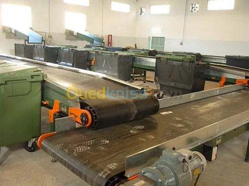 chaine de tri déchets ménager pour CET