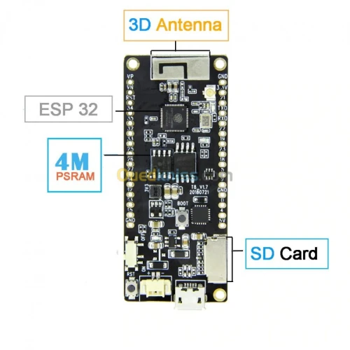 T-T-GO T8 V1.1 ESP32 Carte PSRAM ARDUINO