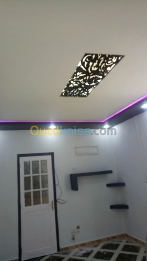 Déco pent ba13 ponçage carrelage