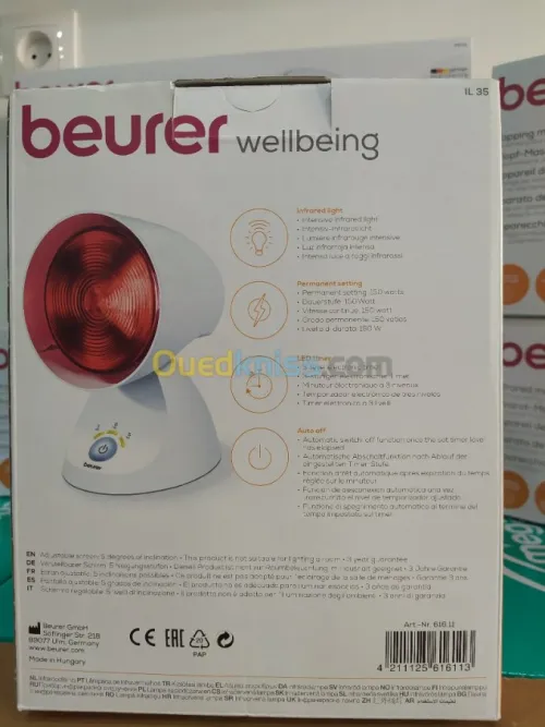 LAMPE A INFRAROUGE IL35 BEURER 