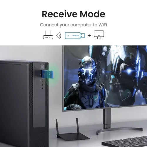 UGREEN - Adaptateur clé WIFI 6 AX1800 