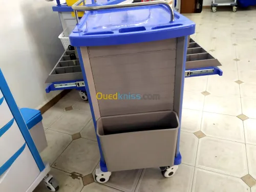 Chariot de  médicament double faces
