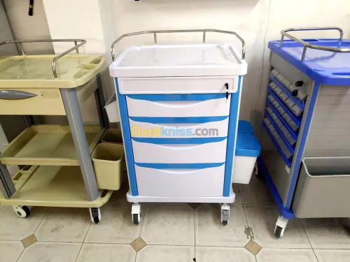 Chariot de  médicament double faces