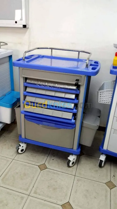 Chariot de  médicament double faces