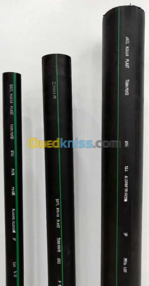 FABRICATION DES TUBES PEHD ET PVC 