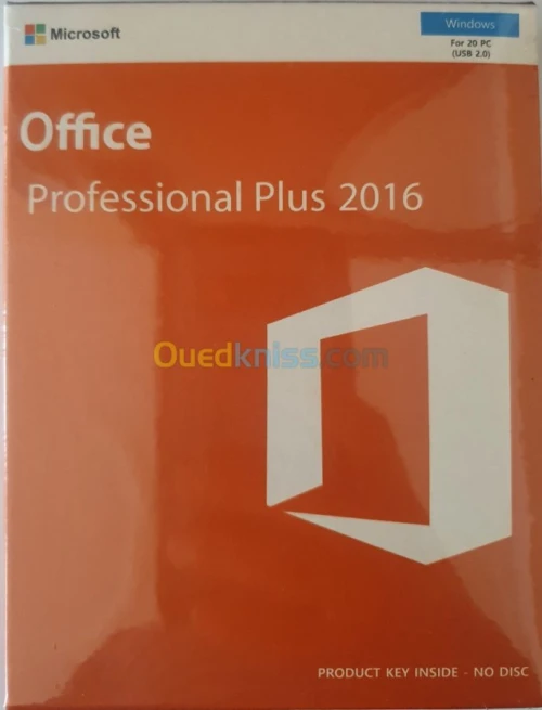 Licence Microsoft office 2016, 2019,2021, 2024 Pro Plus