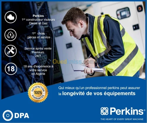 Service, Pièces & Moteur Perkins