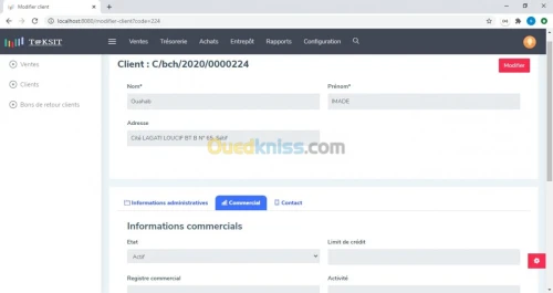 Logiciel Gestion Commercial