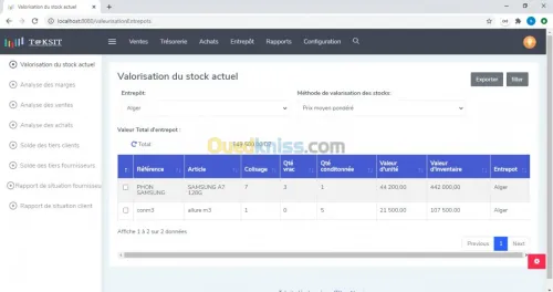 Logiciel Gestion Commercial