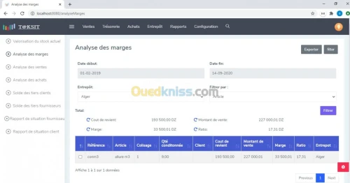 Logiciel Gestion Commercial