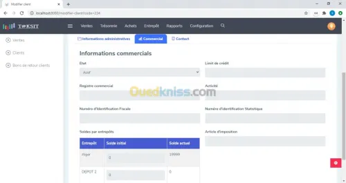 Logiciel Gestion Commercial