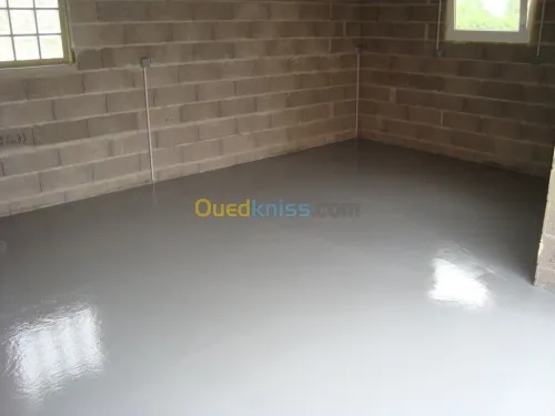 Résine en peinture.