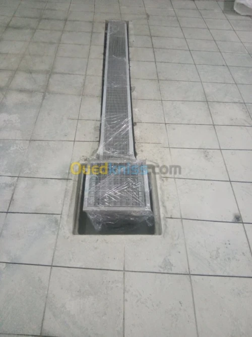 caniveau en inox