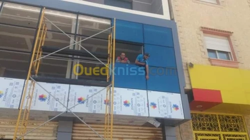 construcion Façade alucobond 