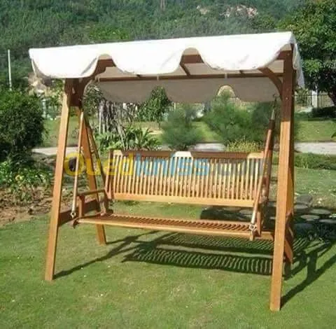 Balançoire en teck 