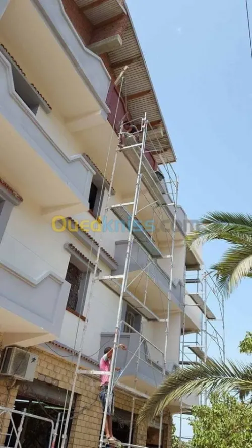 Revetment des façades monocouche et grifee Monocouche Gratter Façade Extérieure monocouch 