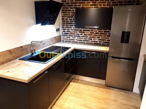 cuisine équipée & dressing & rangement