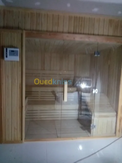 Sauna sur mesure fourniture poussée 48
