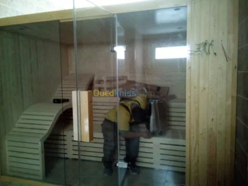 Sauna sur mesure fourniture poussée 48
