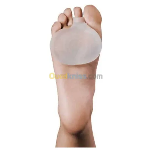 Coussin Métatarsien En Silicone Protecteur Bas Du Pieds -Toe Gel Pads - Blanc
