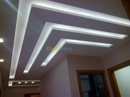 BA13. Parquet. PVC portes accordéon 