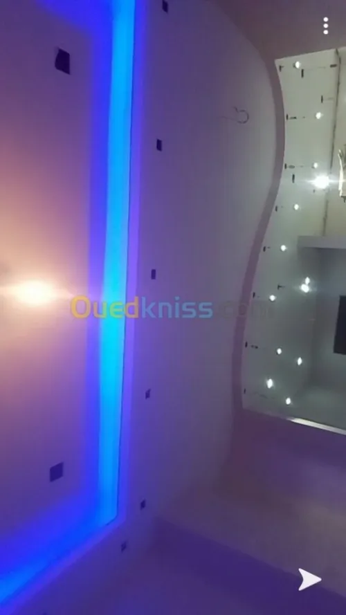 BA13. Parquet. PVC portes accordéon 