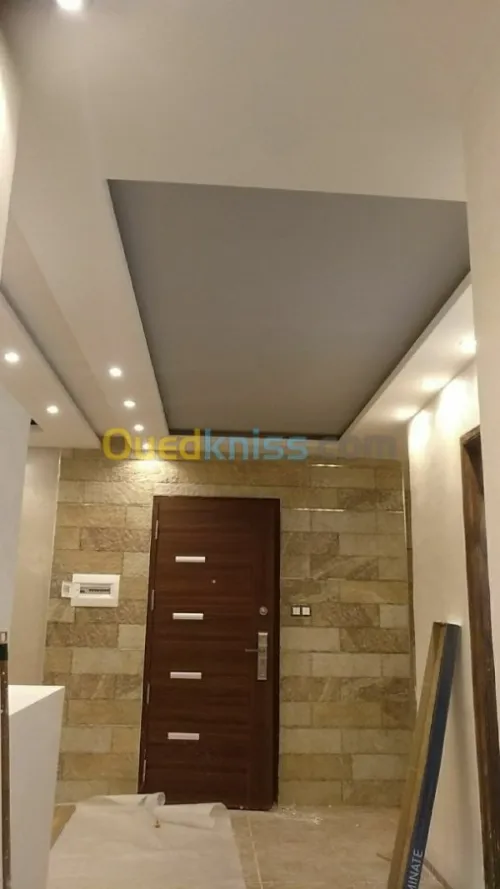 BA13. Parquet. PVC portes accordéon 