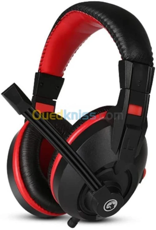 Casque Gaming AUX 3.5mm MARVO Scorpion H8321P avec Microphone pour PC Smartphone