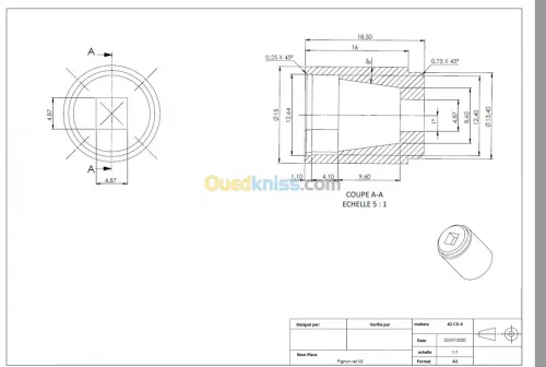 dessinateur ,concepteur par solidworks