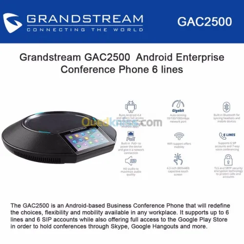 Audio conférence GRANDSTREAM GAC2500