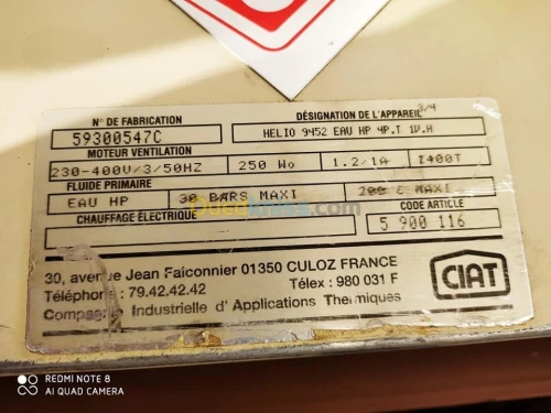 chauffage electrique isotherme