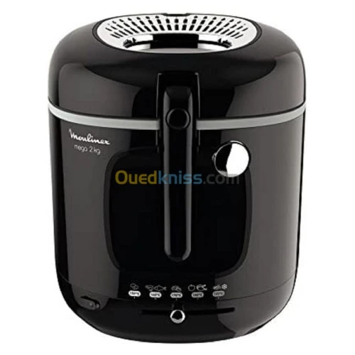 MOULINEX Friteuse Carambar Am480870 Friteuse Xxl Mega - 2Kg - Noir