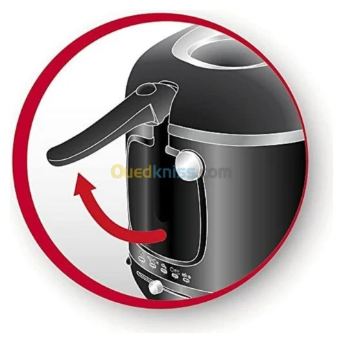 MOULINEX Friteuse Carambar Am480870 Friteuse Xxl Mega - 2Kg - Noir
