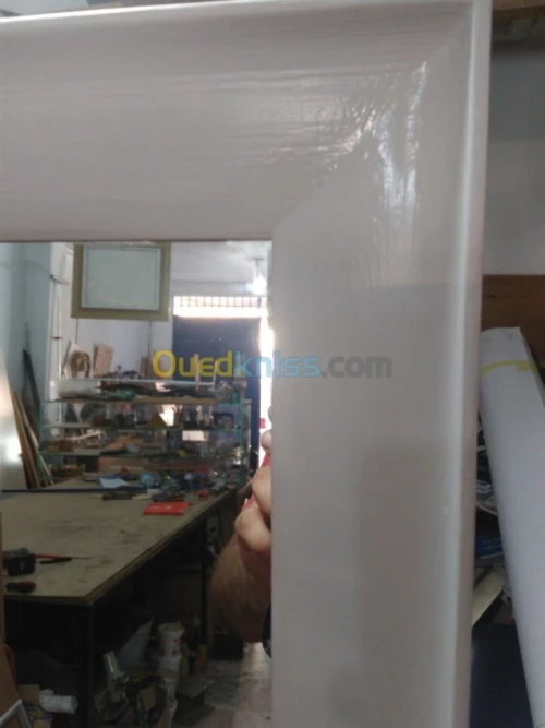 Miroir Toile Photos Tissu Ardoise 