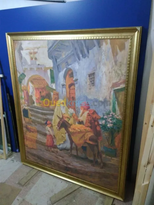 Miroir Toile Photos Tissu Ardoise 