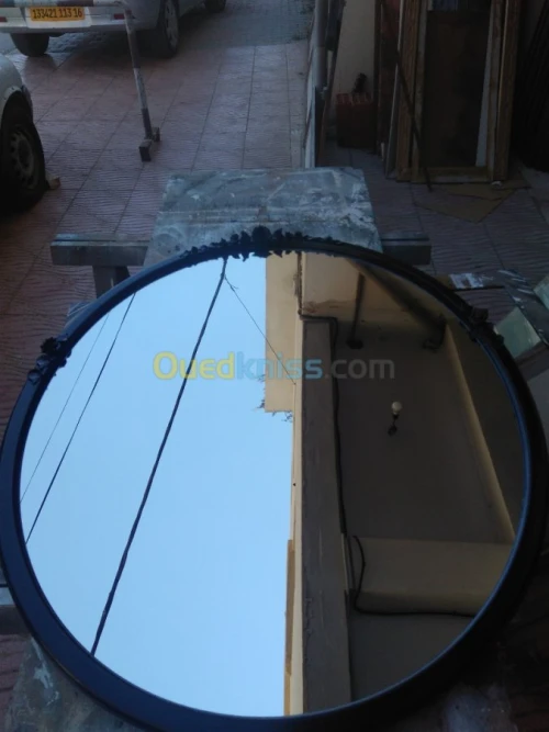 Miroir Toile Photos Tissu Ardoise 