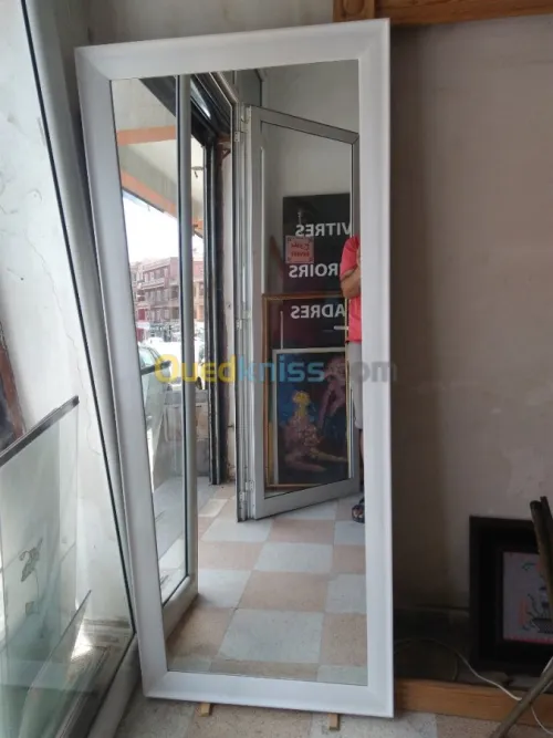 Miroir Toile Photos Tissu Ardoise 