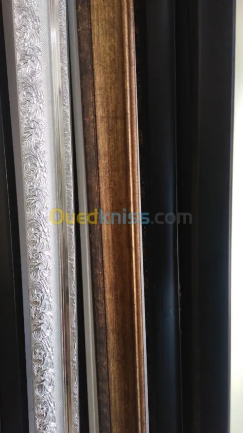 Miroir Toile Photos Tissu Ardoise 