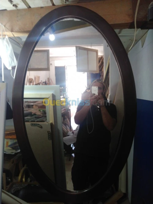 Miroir Toile Photos Tissu Ardoise 