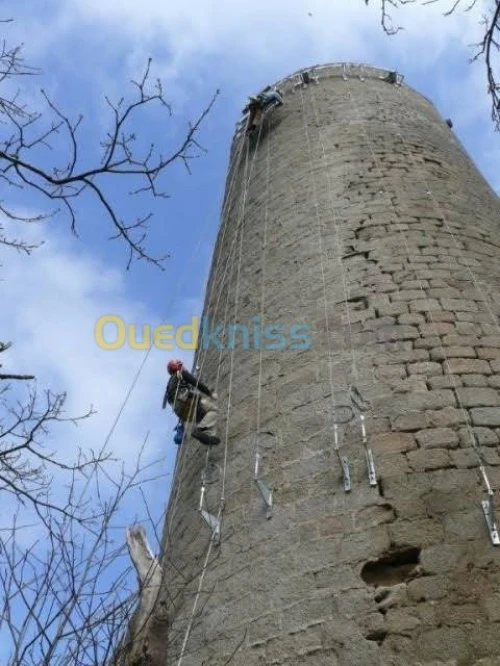 Cordiste. alpinisme