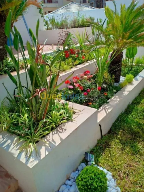 Aménagement des espèces verts 