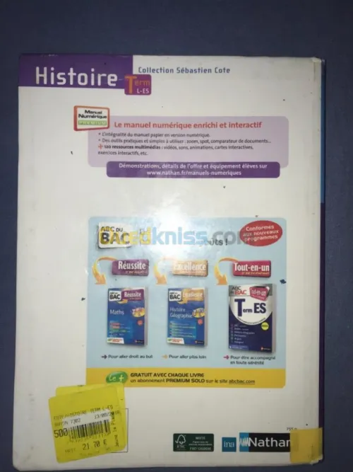 Livres Terminale ES ( Programme FR ) 