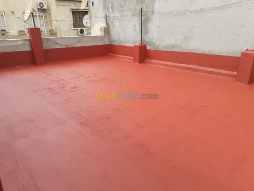 Étanchéité toiture peinture 