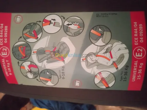 Siége bébé auto