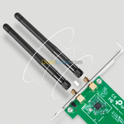 Carte PCI Express WiFi 2 antennes