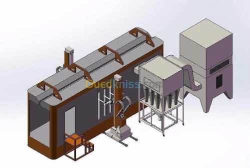 PEINTURE INDUSTRIELLE/FOUR ELECTROSTAT